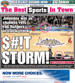 Vichy Water and Rutgers Basketball