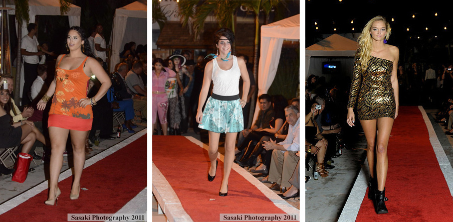 Jersey Shore Fashion Show Catwalk Models