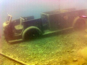 Fire truck at Dutch Springs