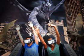 Six Flags Great Adventure interactive coaster Oculus VR