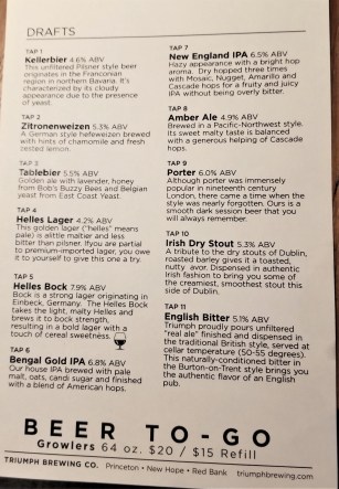 Triumph Red Bank Brewery Craft Beer